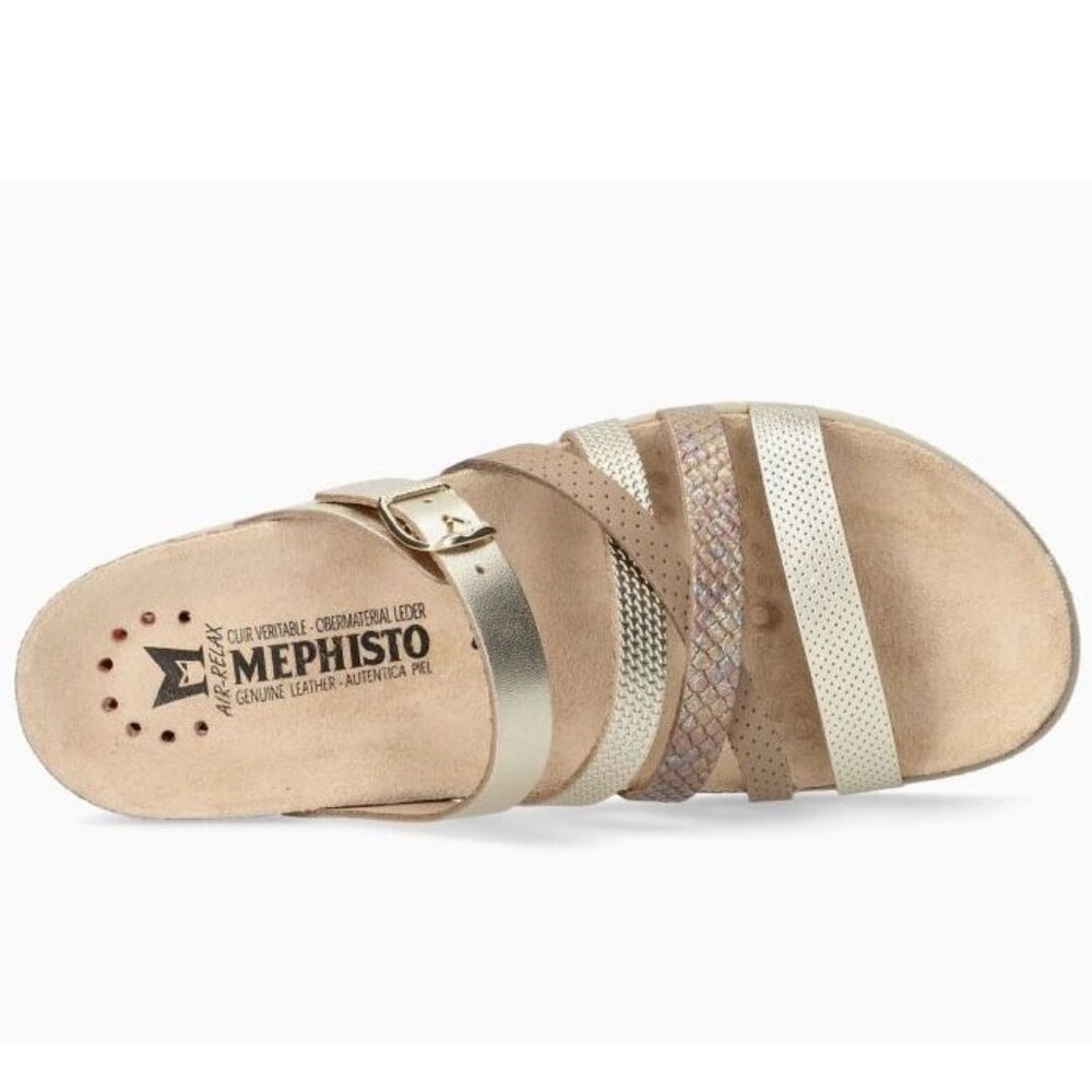 Mephisto Huleda Cork Footbed Thong Sandal - Picture 2 of 8